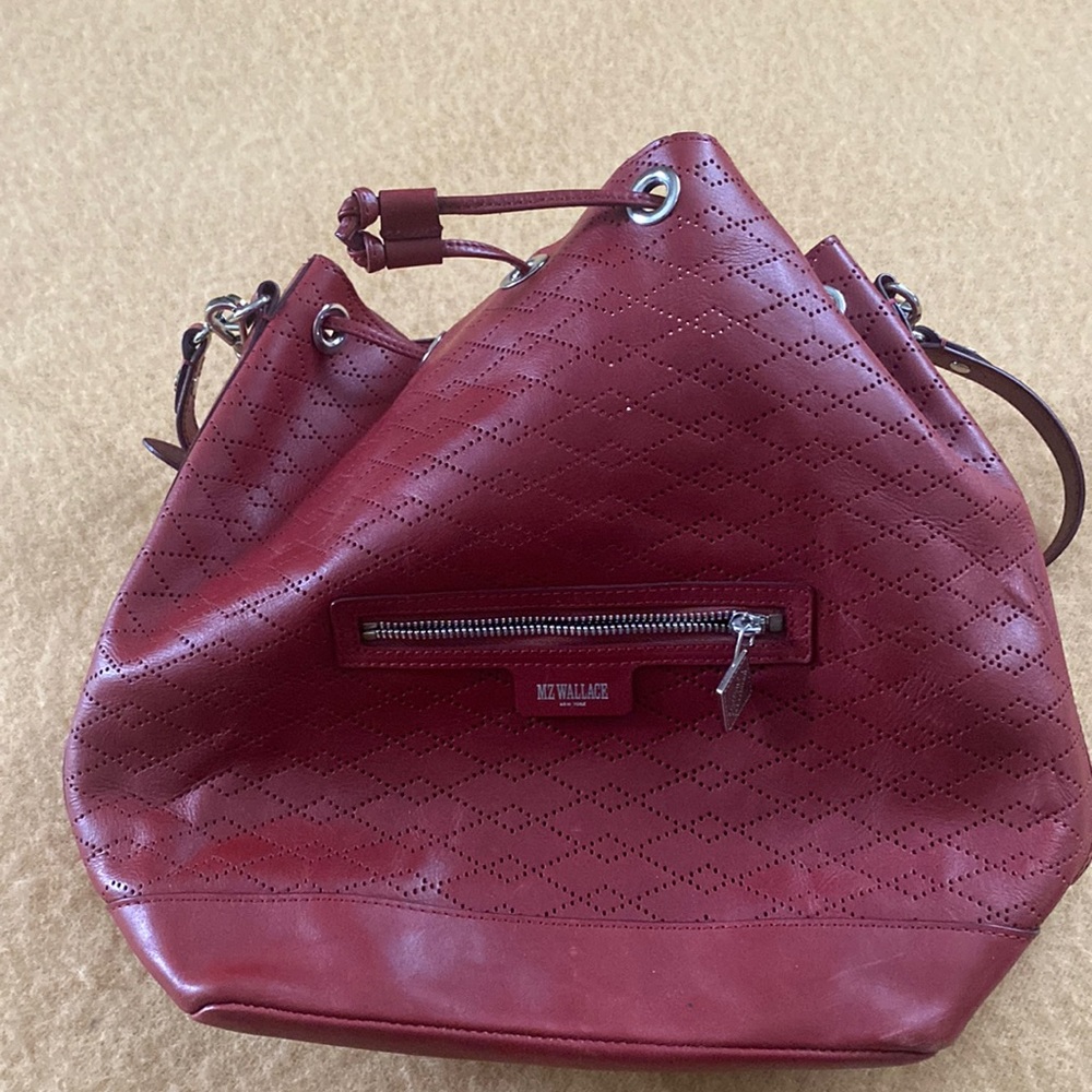 MZ Wallace leather bucket bag